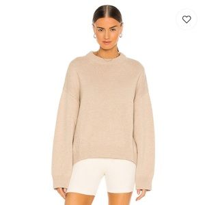 Beige knit sweater | Revolve
